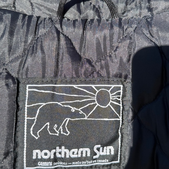 VTG Northern Sun Canadian-Made Pure Virgin Wool Parka Coat with Fur Trim & Embro - Picture 13 of 17